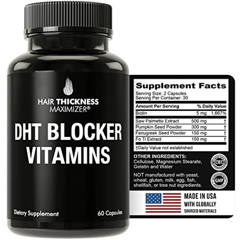 vitamins that block dht.